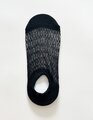 Stella + Gemma No Show Black Crochet Socks