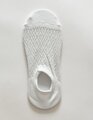 Stella + Gemma No Show White Crochet Socks