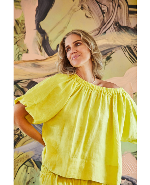 Stella + Gemma Santorini Blouse - Canary