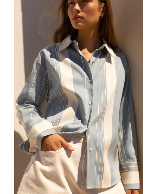 Assembly Label Parker Italian Stripe Shirt