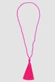 Tassel Necklace Cerise Pink