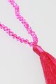 Tassel Necklace Cerise Pink