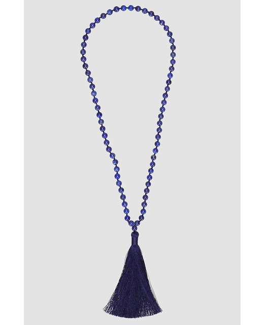 Tassel Necklace Navy/Black