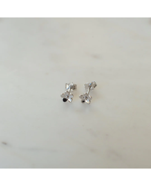 Sophie Daisy Day Studs - Silver