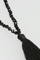 Tassel Necklace Black
