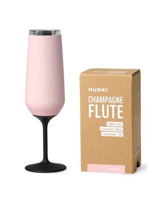 Huski Champagne Flute - Powder Pink