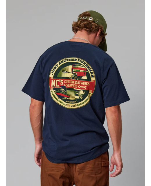 Just Another Fisherman MC's Boatworks Tee