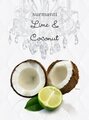Long Burning Eco Soya Candle 250g - Lime & Coconut