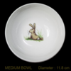 Livewires Rabbit Looking Medium Bowl