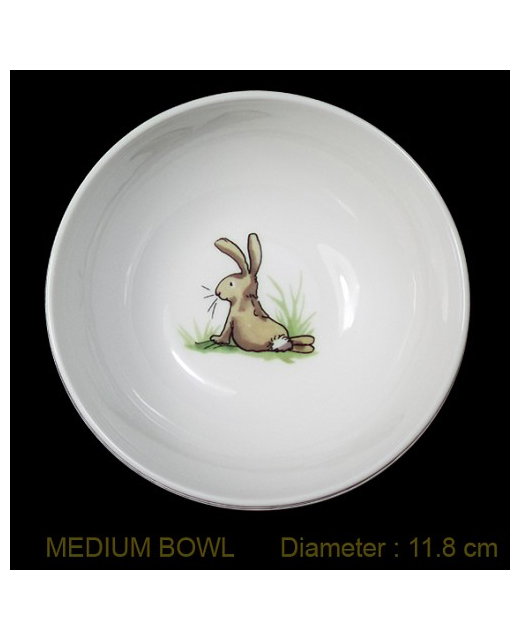 Livewires Rabbit Looking Medium Bowl