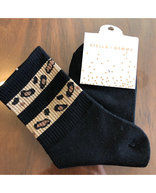 Socks - Leopard Stripe
