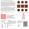 Seriously Good Chocolate Pink Gin Ginetics - 9 Box