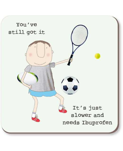 Rosie Made a Thing Ibuprofen Coaster