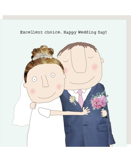 Rosie Made a Thing Wedding Choice Card