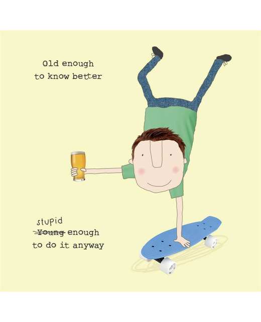 Rosie Made a Thing Old Enough Card