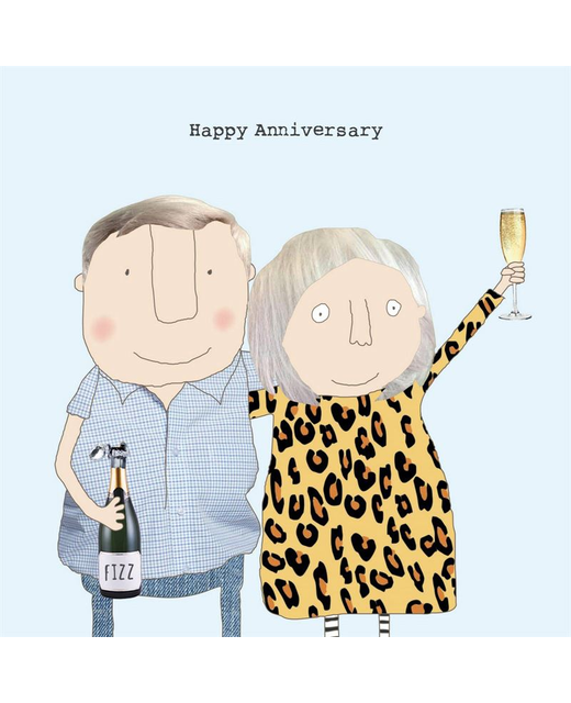 Rosie Made a Thing Anniversary Fizz Card