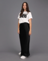 Storm Liquid Bias Maxi Skirt