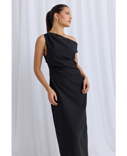 Stories Be Told Classified Tuck Maxi Dress