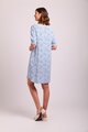 Foil Tuck Sleeve Dress