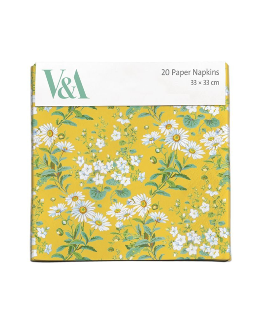 Livewires Yellow Daisies Paper Napkin 20pk