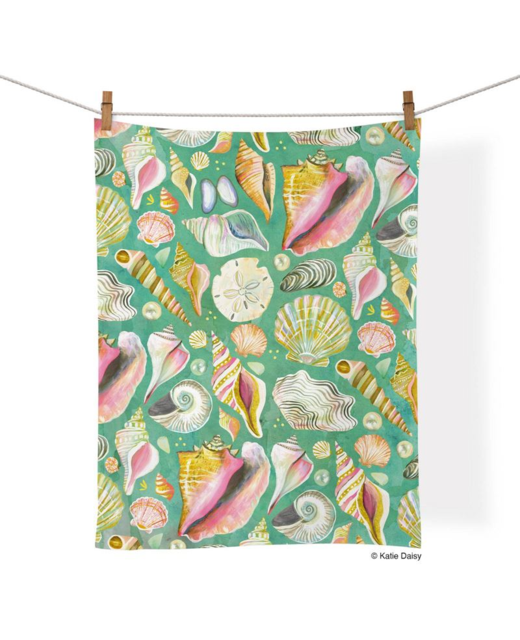 Livewires Shell Collector Cotton Tea Towel