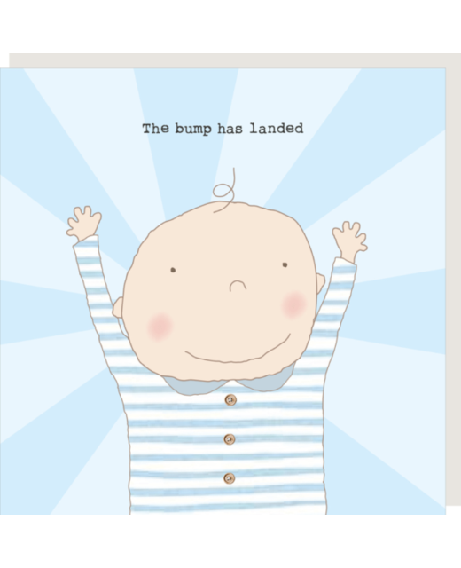 Rosie Made a Thing Boy Bump Landed Card