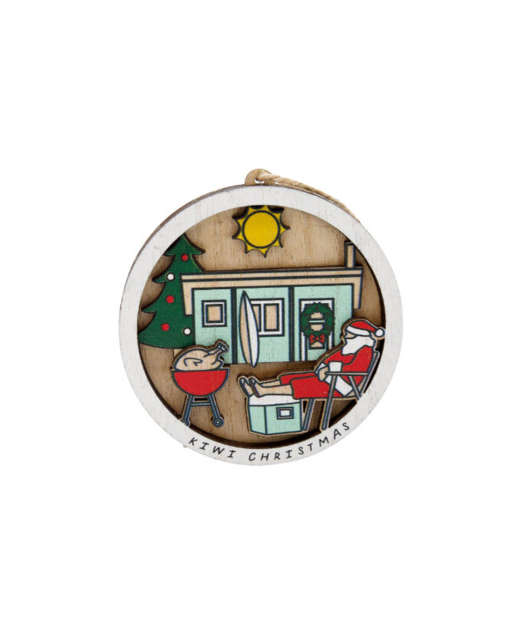 Moana Road NZ Bach Christmas Decoration