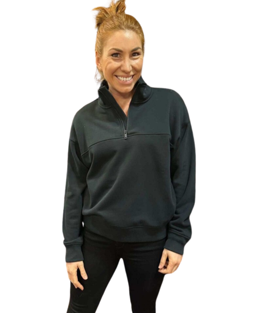Country Road Zip Collar Sweat