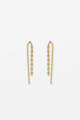Stella + Gemma Gold Waterfall Chain Earrings