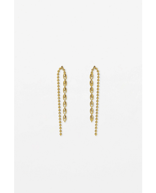 Stella + Gemma Gold Waterfall Chain Earrings