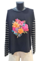 Foil Drop Shoulder Top