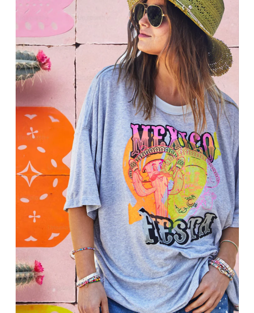 Hammill & Co Mexican Fiesta Oversized Tee
