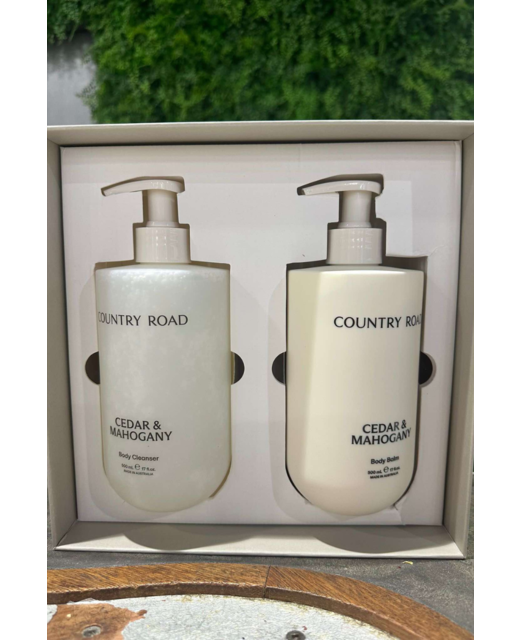 Country Road Body Care Duet - Cedar & Mahogany