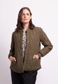 Foil Quilted Snap Jacket