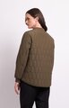 Foil Quilted Snap Jacket