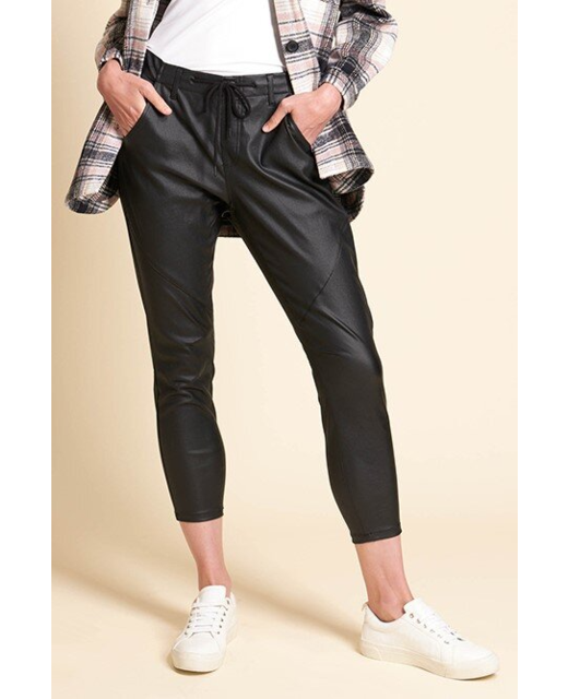 Foil Panel Lines Coated Trousers