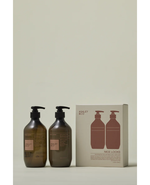 Ashley & Co Nice Locks Duo - Soft Locks & Wash Locks 500ml