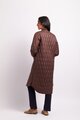 Foil Quilted Snap Coat