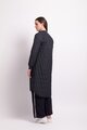 Foil Quilted Snap Coat