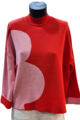 Foil Zip Code Sweater