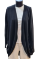 Foil Open Front Midi Cardi