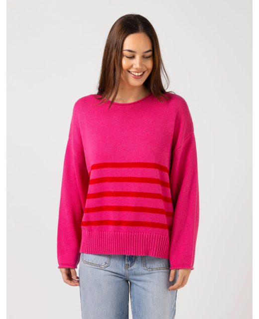 Stella + Gemma Axel Jumper - Strawberry Ripple