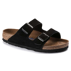 Birkenstock Arizona Soft Footbed Suede Regular Sandal - Black