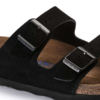 Birkenstock Arizona Soft Footbed Suede Regular Sandal - Black