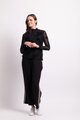 Foil LS Polo Neck Top
