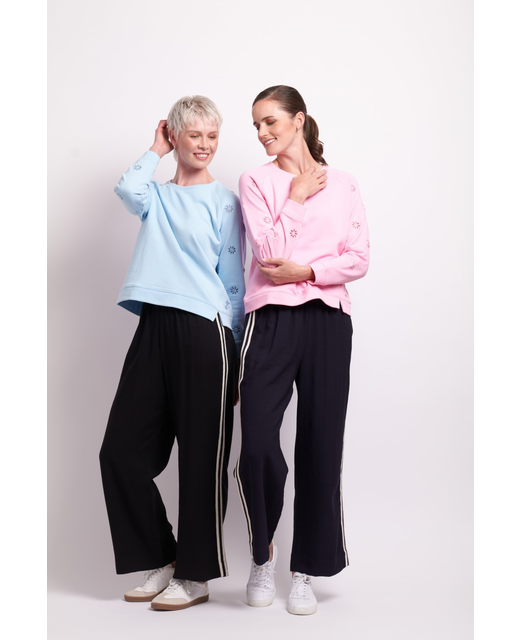 Foil Embroidery Anglaise Jumper
