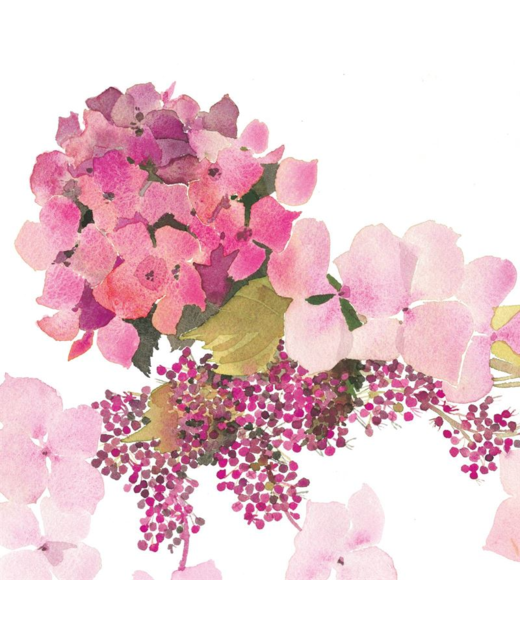Livewires pink Hydrangea Card