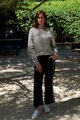 Foil Pleat Detail Top