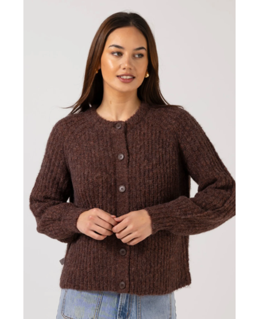 Stella & Gemma Corinne Cardigan - Chocolate