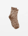 Stella & Gemma Dotty Taupe & White Socks
